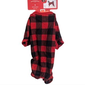 Wondershop Red and Black dogs Pajamas Medium up to 40 lbs. P-002